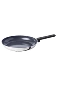 IKEA MIDDAGSMAT 28 CM KIZARTMA TAVASI YAPIŞMAZ SOL-JEL SERAMİK KAPLAMA PASLANMAZ ÇELİK - 1