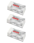 Faber Castell Dust Free Küçük Silgi Beyaz 3 lü 187130 - 1