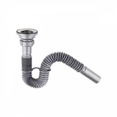 Paslanmaz Lavabo Lüx Evye Sifonu Lüx Körüklü Sifon 32 mm Donau - 1