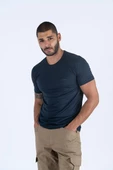 Combat Tactical Outdoor Tişört Günlük Sıfır Yaka Sporcu Erkek Tişörtü T-Shirf - 807 Ygm - 5