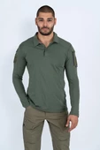 Combat Tactical Outdoor Taktik Tişört Lacost Polo Gömlek Yaka T-Shırt - 802 U.Kol Pıke - 6