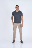 Combat Tactical Outdoor Tişört Günlük Sıfır Yaka Sporcu Erkek Tişörtü T-Shirf - 807 Ygm - 10