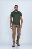 Combat Tactical Outdoor  Tişört Günlük Polo Yaka Tişörtü T-Shirf - 802 - 6