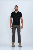Combat Tactical Outdoor Tişört Günlük Sıfır Yaka Sporcu Erkek Tişörtü T-Shirf - 807 Ygm - 5