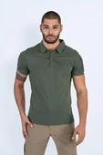 Combat Tactical Outdoor  Tişört Günlük Polo Yaka Tişörtü T-Shirf - 802 - 2
