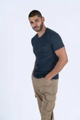 Combat Tactical Outdoor Tişört Günlük Sıfır Yaka Sporcu Erkek Tişörtü T-Shirf - 807 Ygm - 2
