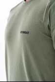 Combat Tactical Outdoor Tişört Günlük Sıfır Yaka Erkek Tişörtü Basıc T-Shirf- 807 Org - 10