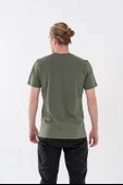 Combat Tactical Outdoor Tişört Günlük Sıfır Yaka Erkek Tişörtü Basıc T-Shirf- 807 Org - 9