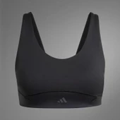 ADIDAS IQ3368 All Me Luxe Medium-Support Siyah Sporcu Sütyeni - 1