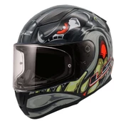 LS2 RRAPID 2 SPOX GRİ-KIRMIZI KASK - 1