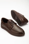 Hakiki Deri Atom 3 Bağlı Taban Dikişli Kahverengi Erkek Günlük Ayakkabı thumbnail 1