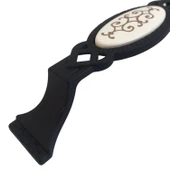 Palmiye Kulp Siyah 96 mm Kulp Mobilya Mutfak Dolabı Çekmece Dolap Kapak Kulpu Kulbu Metal Kulpları - 4