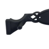 Palmiye Kulp Siyah 96 mm Kulp Mobilya Mutfak Dolabı Çekmece Dolap Kapak Kulpu Kulbu Metal Kulpları - 6