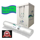 Balonlu Naylon Sargı 5 Adet 48 cm En 5 Metre Boyunda Havalı Eşya Koruma Ambalaj Pat Pat 5' li - 2