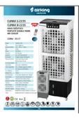 Airking Climax 2235 Double Mobil Uzaktan Kumandalı Hava Soğutucu gri - 1