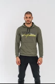 Combat Tactical Outdoor Tactik Baskılı Uzun Kol Sıfır Yaka Tişört Bisiklet Yaka Günlük Basic Sweatshirt - 902- Haki - 3