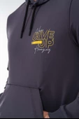 Combat Tactical Outdoor Kapüşonlu Kanguru Cepli Uzun Kol Kapşonlu Sweatshirt - 904  Antrasit - 5