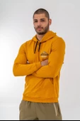 Combat Tactical Outdoor Kapüşonlu Kanguru Cepli Uzun Kol Kapşonlu Sweatshirt - 904 Hardal - 3