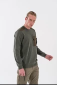 Combat Tactical Outdoor Baskılı Uzun Kol Sıfır Yaka Tişört Bisiklet Yaka Günlük Basic Sweatshirt - 907 thumbnail 11