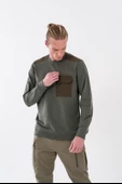 Combat Tactical Outdoor Baskılı Uzun Kol Sıfır Yaka Tişört Bisiklet Yaka Günlük Basic Sweatshirt - 907 thumbnail 3