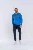 Combat Tactical Outdoor Tactik Baskılı Uzun Kol Sıfır Yaka Tişört Bisiklet Yaka Günlük Basic Sweatshirt - 902 S.Mavi - 4