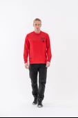 Combat Tactical Baskılı Uzun Kol Sıfır Yaka Tişört Bisiklet Yaka Günlük Basic Sweatshirt - 906 - B32 - 6