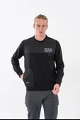 Combat Tactical Baskılı Uzun Kol Sıfır Yaka Tişört Bisiklet Yaka Günlük Basic Sweatshirt - 906 - B32 - 4