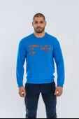 Combat Tactical Outdoor Tactik Baskılı Uzun Kol Sıfır Yaka Tişört Bisiklet Yaka Günlük Basic Sweatshirt - 902 S.Mavi - 8
