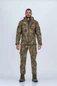 Combat Tactical Outdoor Kamuflaj Mont Su Rüzgar Geçirmez Erkek Softtjell Mont - 305 - 2