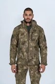 Combat Tactical Outdoor Kamuflaj Mont Su Rüzgar Geçirmez Erkek Softtjell Mont - 305 - 10