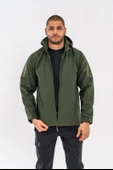 Combat Tactical Outdoor Taktik Mont Spor Kapüşonlu  Mont Mevsimlik Softjell Dik Yaka Mont - 314 - 10