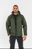 Combat Tactical Outdoor Taktik Mont Spor Kapüşonlu  Mont Mevsimlik Softjell Dik Yaka Mont - 314 - 2