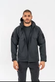 Combat Tactical Outdoor Taktik Mont Spor Kapüşonlu  Mont Mevsimlik Softjell Dik Yaka Mont - 314 - 8