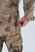 Combat Tactical Outdoor Kamuflaj Mont Su Rüzgar Geçirmez Erkek Softtjell Mont - 305 - 8
