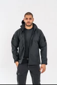 Combat Tactical Outdoor Taktik Mont Spor Kapüşonlu  Mont Mevsimlik Softjell Dik Yaka Mont - 314 - 3