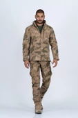 Combat Tactical Outdoor Kamuflaj Mont Su Rüzgar Geçirmez Erkek Softtjell Mont - 305 - 2