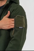 Combat Tactical Outdoor Taktik Mont Spor Kapüşonlu  Mont Mevsimlik Softjell Dik Yaka Mont - 314 - 12