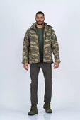 Combat Tactical Outdoor Kamuflaj Mont Su Rüzgar Geçirmez Erkek Softtjell Mont - 305 - 11
