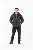 Combat Tactical Outdoor Mont Şişme Suya Dayanıklı Rüzgâr Geçirmez Dik Yaka Kapüşonlu Mont – 312 - 9