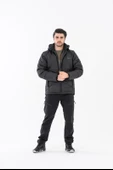 Combat Tactical Outdoor Mont Şişme Suya Dayanıklı Rüzgâr Geçirmez Dik Yaka Kapüşonlu Mont – 312 - 8