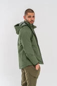 Combat Tactical Outdoor Mevsimlik Su Geçirmez Yağmurluk Mont Kapüşonlu Rüzgârlık Mont - 605 - 3