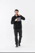 Combat Tactical Outdoor Taktik Hırka Dik Yaka Polar Fermuarlı Polar - 325 - 7