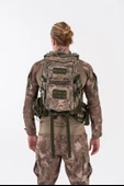 Combat Tactical Outdoor Taktik 35 Lt Sırt Çantası Su Geçirmez Yürüyüş Seyahat Dağcı Kamp Trekking Sırt Çantası 35 Lt-Kamuflaj-658 - 2