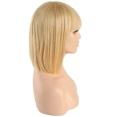 Platin Gerçek Perçemli Peruk 613-10INCH-PM-14X thumbnail 2