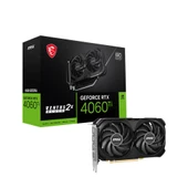 MSI GeForce RTX 4060 Ti VENTUS 2X BLACK 8GB OC 128Bit GDDR6 PCI-E 4.0 NVIDIA Ekran Kartı - 1