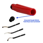 Kısa Saplı Çapak Alma Raspa Raspası Bıçağı Metal Kenar Parça Giderici 3D Baskı Kenar Düzeltici thumbnail 3