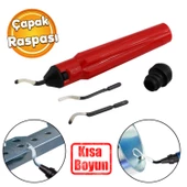 Kısa Saplı Çapak Alma Raspa Raspası Bıçağı Metal Kenar Parça Giderici 3D Baskı Kenar Düzeltici thumbnail 1