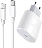 Uyumlu 20 W Hızlı Şarj Seti iPhone 6 7 8 X 11 12 13 14 Tüm Serileri ile Uyumlu Adaptör Seti - 1
