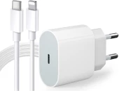 Uyumlu 20 W Hızlı Şarj Seti iPhone 6 7 8 X 11 12 13 14 Tüm Serileri ile Uyumlu Adaptör Seti - 2