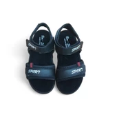 Erkek Çocuk Cırtlı Hafif Rahat Taban Sandalet Siyah thumbnail 3